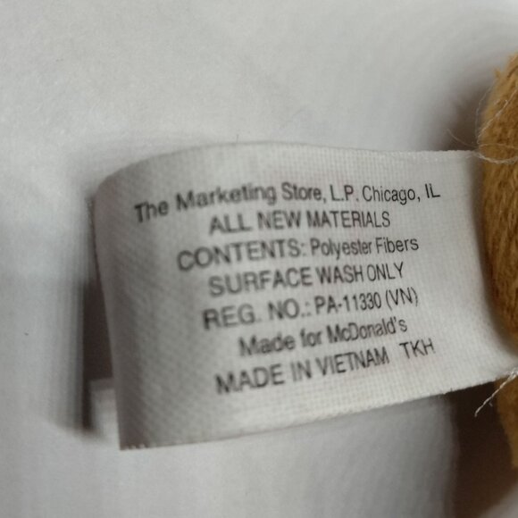 McDonald's Happy Meal Toy Ty Teenie Beanie Boos Bongo Monkey 2017 Plush Toy - Picture 8 of 8